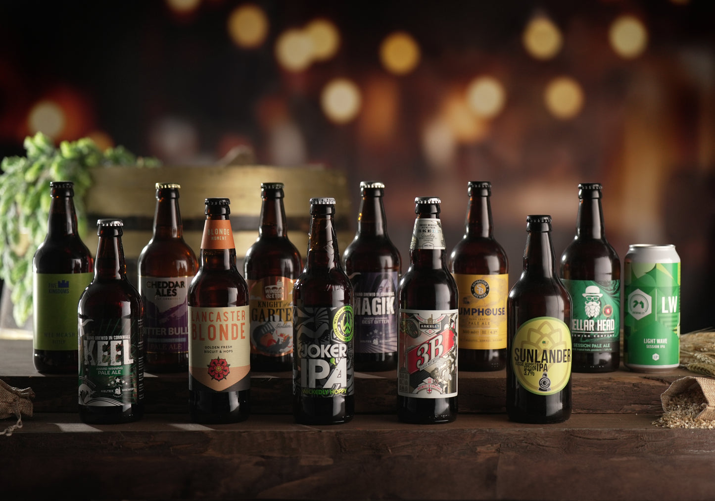 Monthly Pale and Golden Beer Club : 12 Bottles